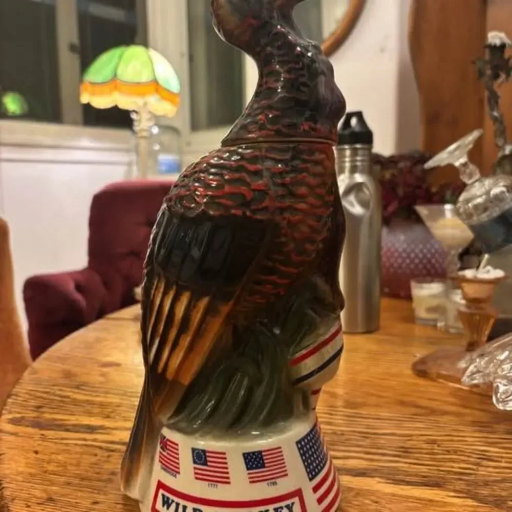 Wild Turkey Spirit of '76 Ceramic Decanter